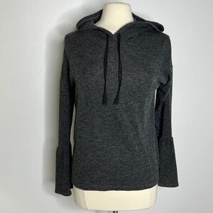 Tresics gray bell sleeve sweater, size Medium
